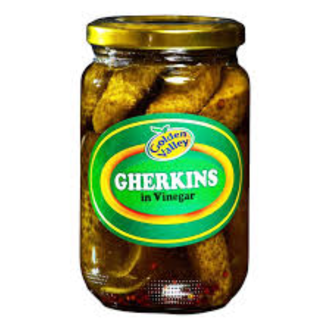GOLDEN VALLEY GHERKINS (BABY) EXTRA FIN 370G